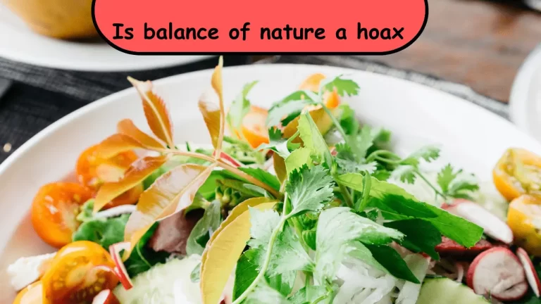 Separating Fact from Fiction: Is the Balance of Nature a Hoax?